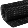  fekete polyrattan erkélyparaván 600x100 cm