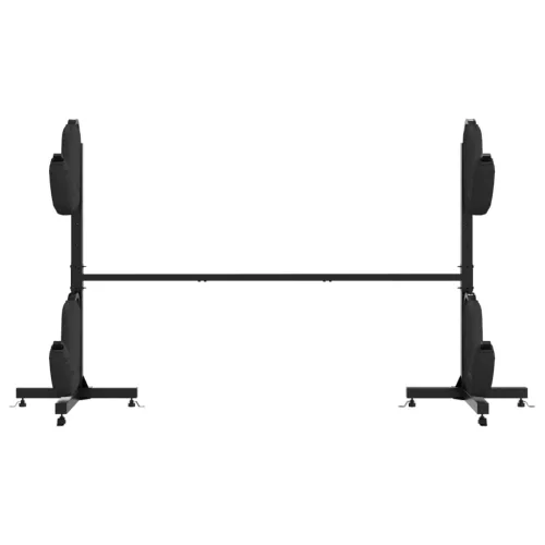  acél kajaktároló állvány 2 kajakhoz 250 x 57 x 127,5 cm