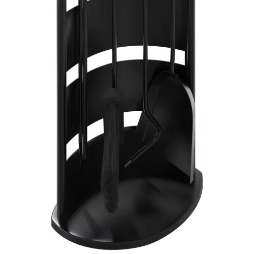  5 részes acél kandallószerszám-készlet 23 x 15 x 66 cm