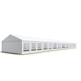   TP 8x24m 2,6m oldalmagas erősített rendezvénysátor, PVC 800 - fehér