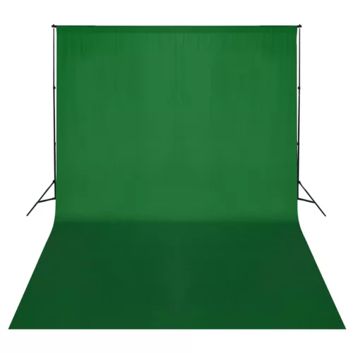  zöld háttértartó állványrendszer 500 x 300 cm