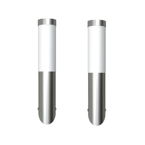  2 db rozsdamentes acél kültéri fali lámpa