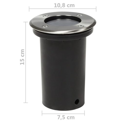  12 db kerek kültéri talajba építhető lámpa