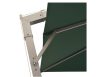 VID Függesztett zöld napernyő alumínium rúddal 300 x 300 cm