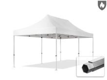   Professional összecsukható sátor PROFESSIONAL 620g/m2 tűzálló ponyvával, alumínium szerkezettel, oldalfalak nélkül, 3x6 fehér