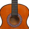 VID 8 darabos klasszikus gitár gyerek kezdőkészlet 1/2 34"