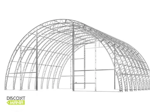 TP HIGHLANDER 12,2x21m extra erősített ipari sátorcsarnok / mezőgazdasági sátor nehezen éghető PRIMEtex 2300 ponyvával