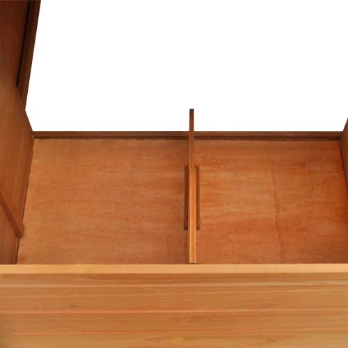  kültéri fa tyúkól 1 tojástartó ketreccel  