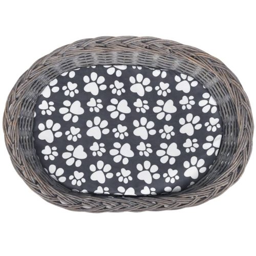 2-szintes fűzfa macskabútor kisállatház/ágy/kaparóoszlop párnával