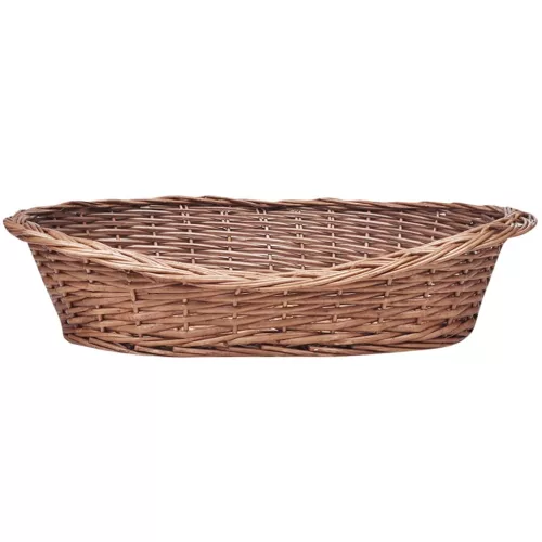Természetes színű fűzfa kutyakosár/kisállatágy 50 cm