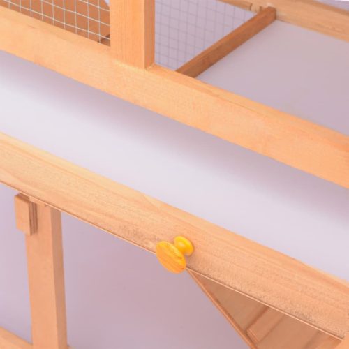  fa állat/nyúlketrec kültéri futtatóval  