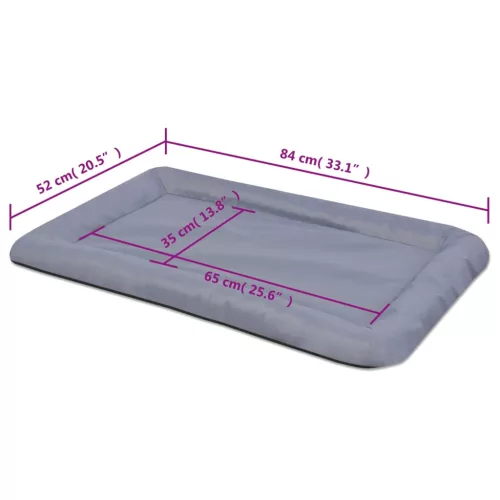  XL méretű szürke kutyamatrac