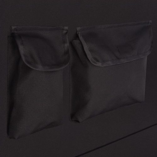  háziállat hátsó autós üléshuzat 148x142 cm fekete