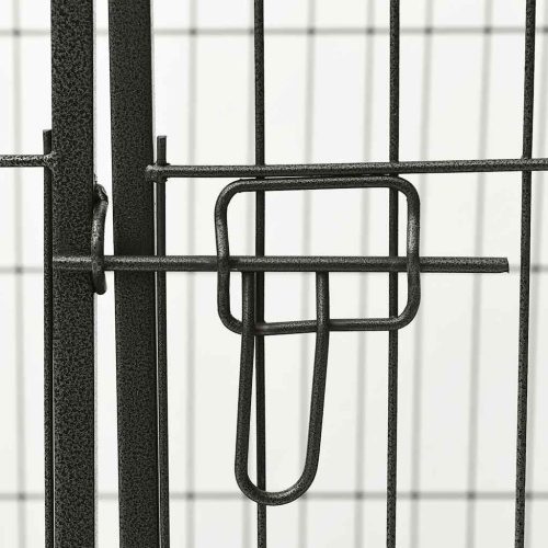  acél kutyakennel kölyökkutyáknak 91,5 x 59 x 61 cm