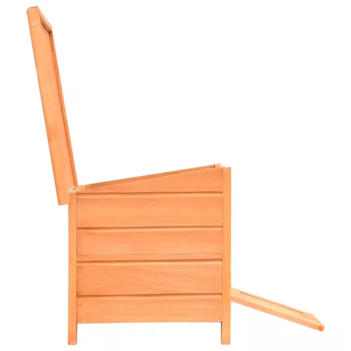  tömör fenyő- és jegenyefa macskaház 50 x 46 x 43,5 cm