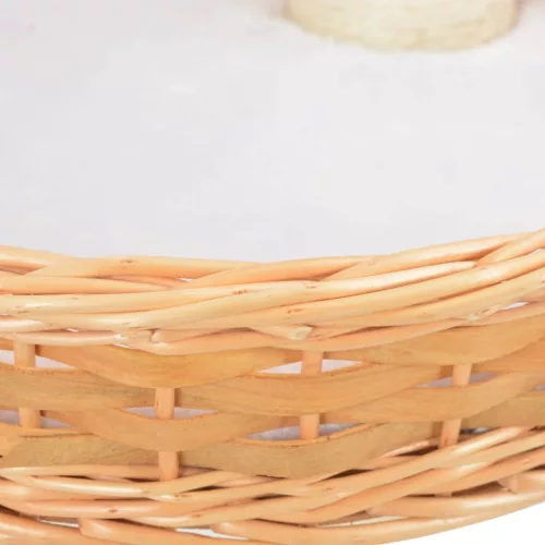  természetes fűzfa macskabútor szizál kaparófával