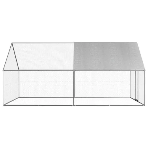  kültéri horganyzott acél tyúkól 2,75 x 4 x 1,92 m  