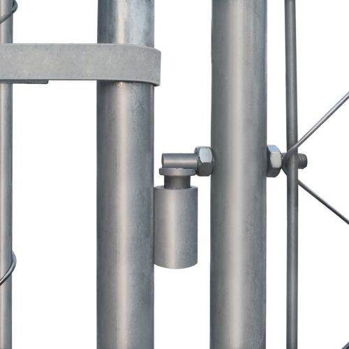  kültéri horganyzott acél kutyakennel 2 x 2 x 1 m