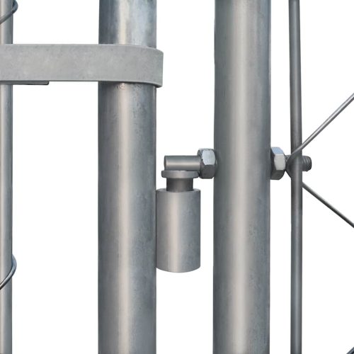  kültéri horganyzott acél kutyakennel 4 x 4 x 1 m