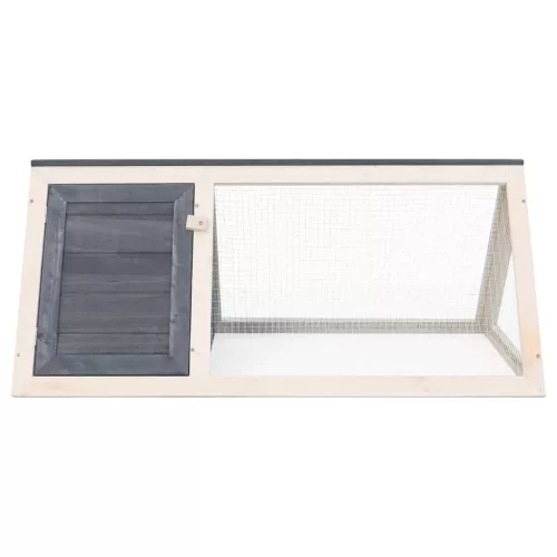  szürke fa nyúlketrec/állatketrec