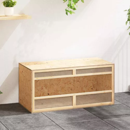 szerelt fa terrárium 100x47x47 cm