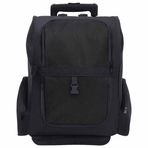  fekete összecsukható többfunkciós kisállatszállító kocsi