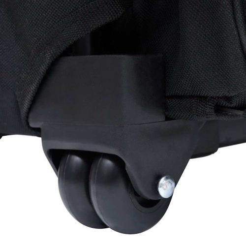  fekete összecsukható többfunkciós kisállatszállító kocsi