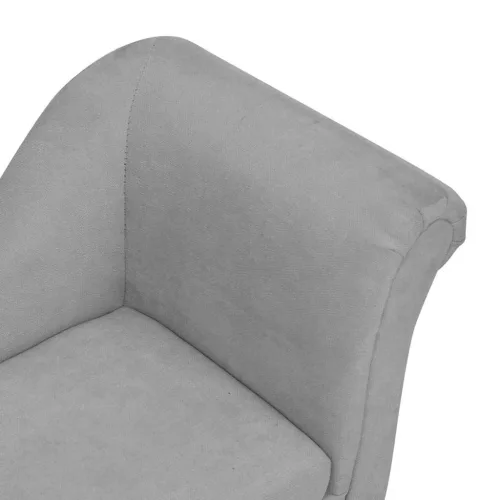  szürke plüss kutyakanapé párnával 83 x 44 x 44 cm