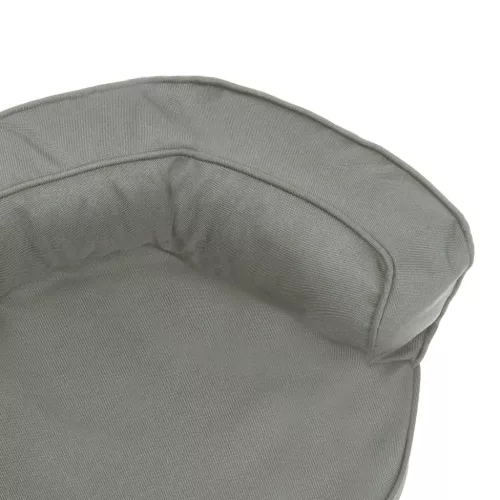  szürke ergonomikus vászonhatású kutyaágymatrac 60 x 42 cm