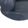  sötétkék ergonomikus műbőr kutyaágy 75 x 53 cm