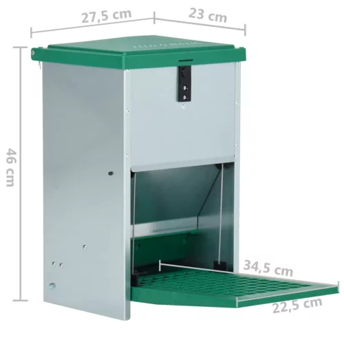  Feedomatic automatikus pedálos baromfietető 8 kg