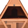  tömör fenyőfa nyúlketrec 152 x 127 x 109,5 cm