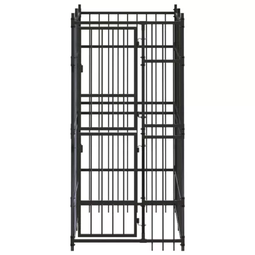 acél kültéri kutyakennel 1,84 m²