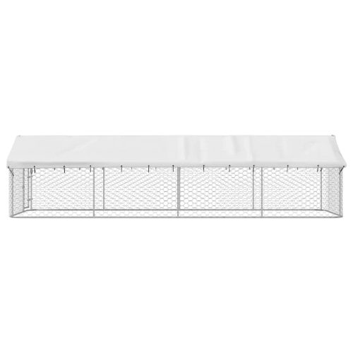  kültéri kutyakennel tetővel 600 x 200 x 150 cm