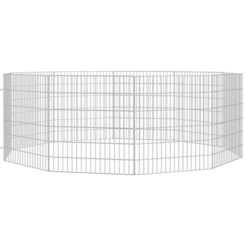  10 paneles horganyzott vas szabadon álló állatketrec 54 x 60 cm