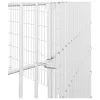  12 paneles horganyzott vas szabadon álló állatketrec 54x100 cm