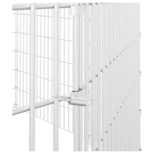 12 paneles horganyzott vas szabadon álló állatketrec 54x100 cm