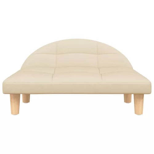  krémszínű szövet kutyaágy 70 x 52 x 30 cm