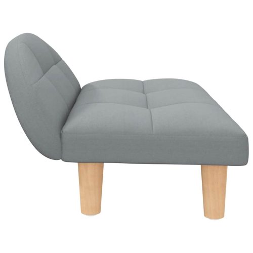  világosszürke szövet kutyaágy 70 x 52 x 30 cm