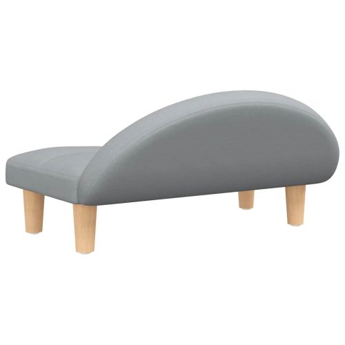  világosszürke szövet kutyaágy 70 x 52 x 30 cm