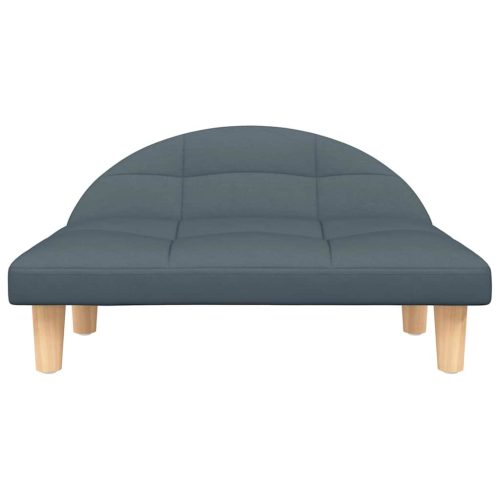  sötétszürke szövet kutyaágy 70 x 52 x 30 cm