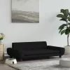  fekete bársony kutyaágy 100 x 54 x 33 cm