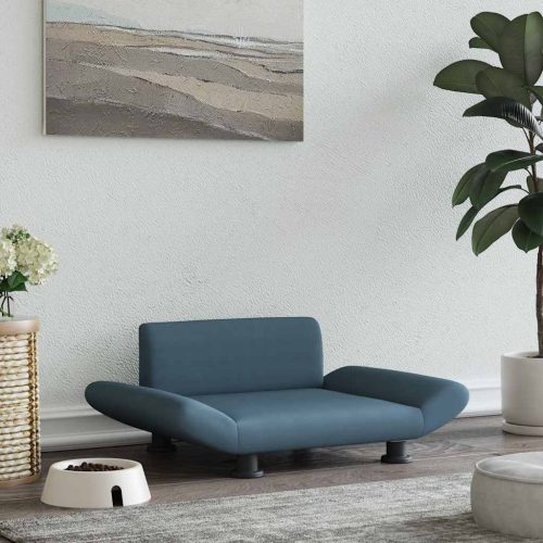  sötétszürke szövet kutyaágy 70 x 45 x 28 cm