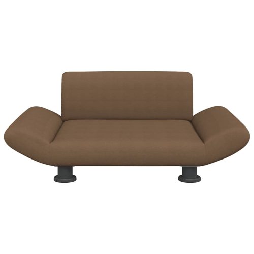  barna szövet kutyaágy 70 x 45 x 28 cm