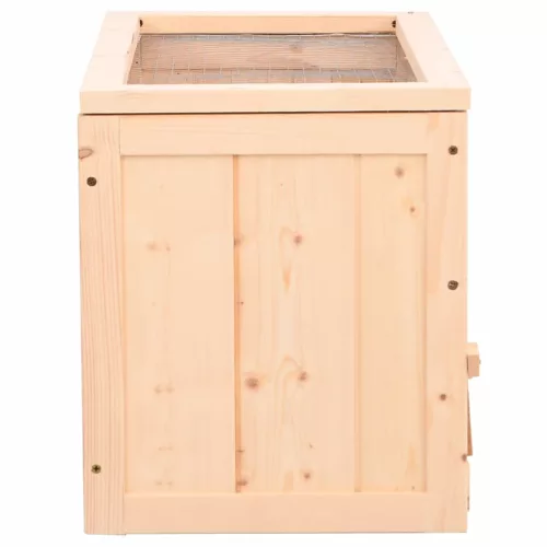  tömör fenyőfa hörcsögketrec 60 x 30 x 35 cm