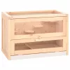  tömör fenyőfa hörcsögketrec 60x35,5x42 cm
