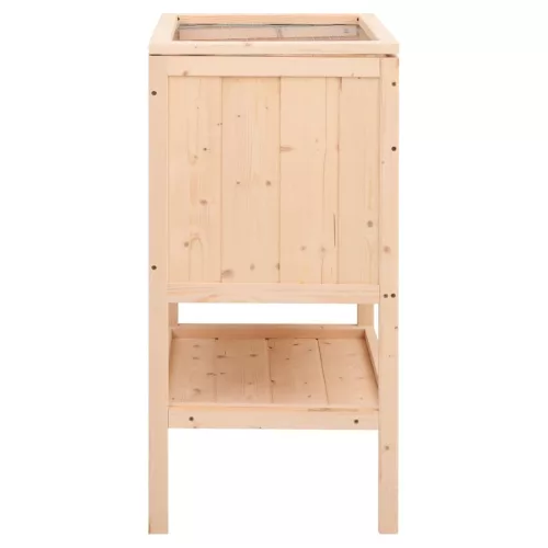  tömör fenyőfa hörcsögketrec 55x40x80 cm