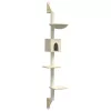  krémszínű falra szerelhető kaparófa 187 cm