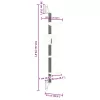  krémszínű falra szerelhető kaparófa 187 cm