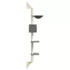  sötétszürke falra szerelhető kaparófa 187 cm